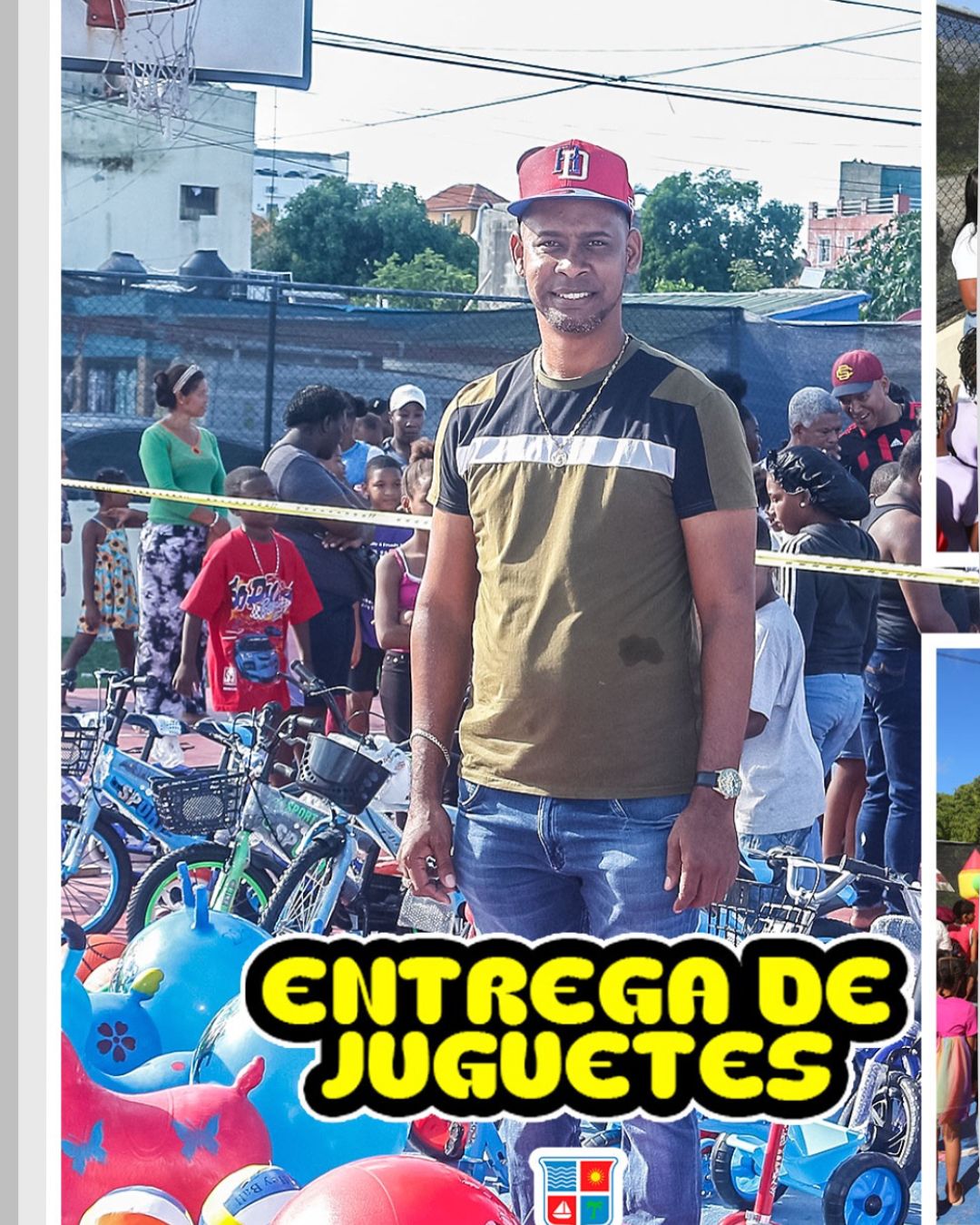 Celebración del Día de los Reyes llena de alegría la cancha de Caleta